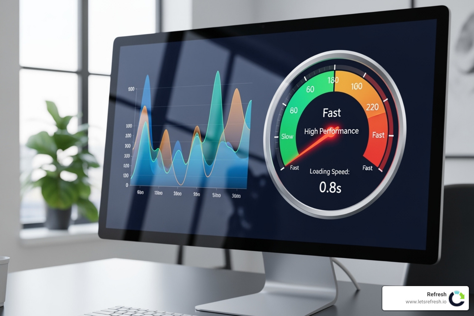 website performance report showing fast load times - B2B website redesign website performance report showing fast load times - B2B website redesign