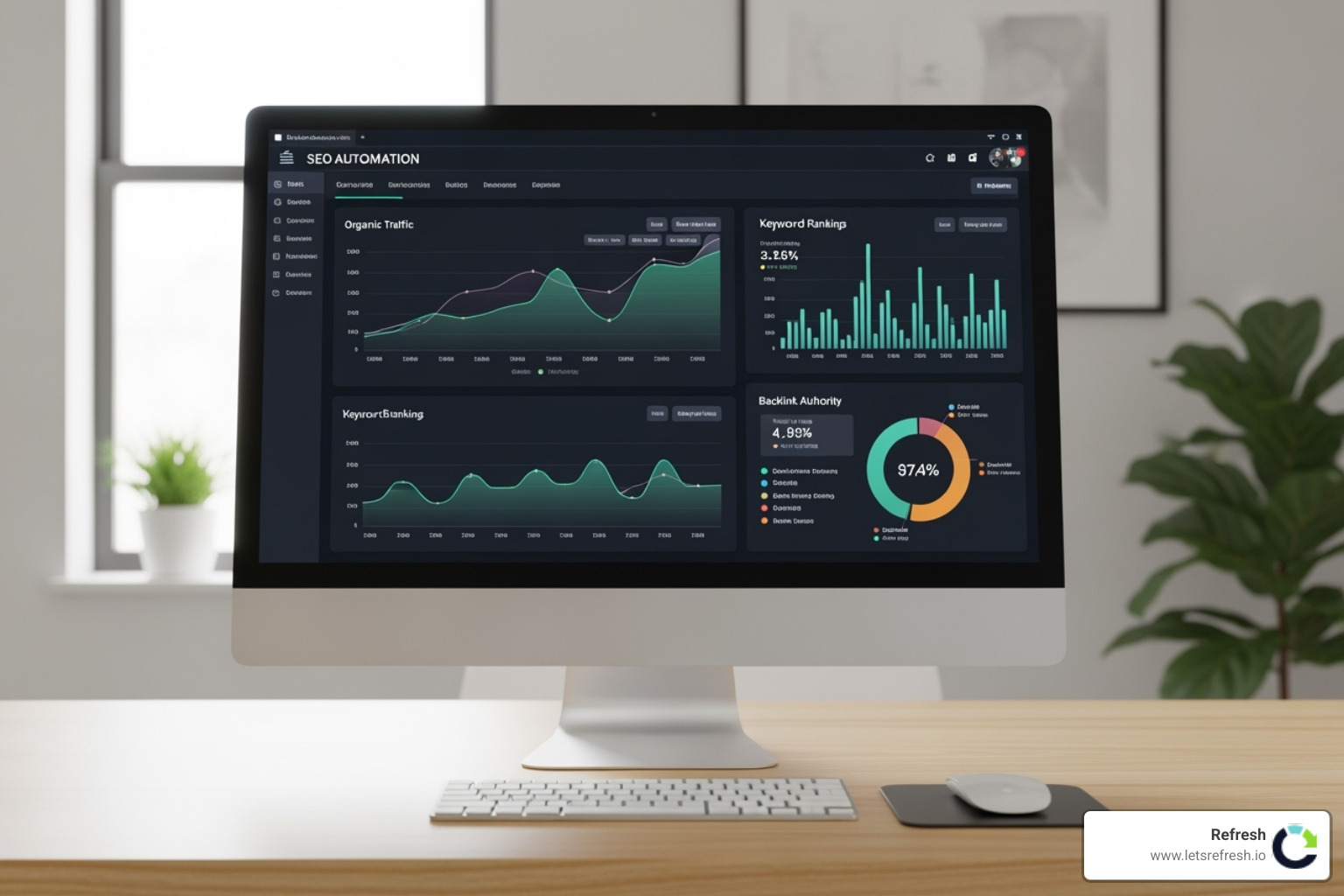 SEO automation dashboard - search engine optimization automation