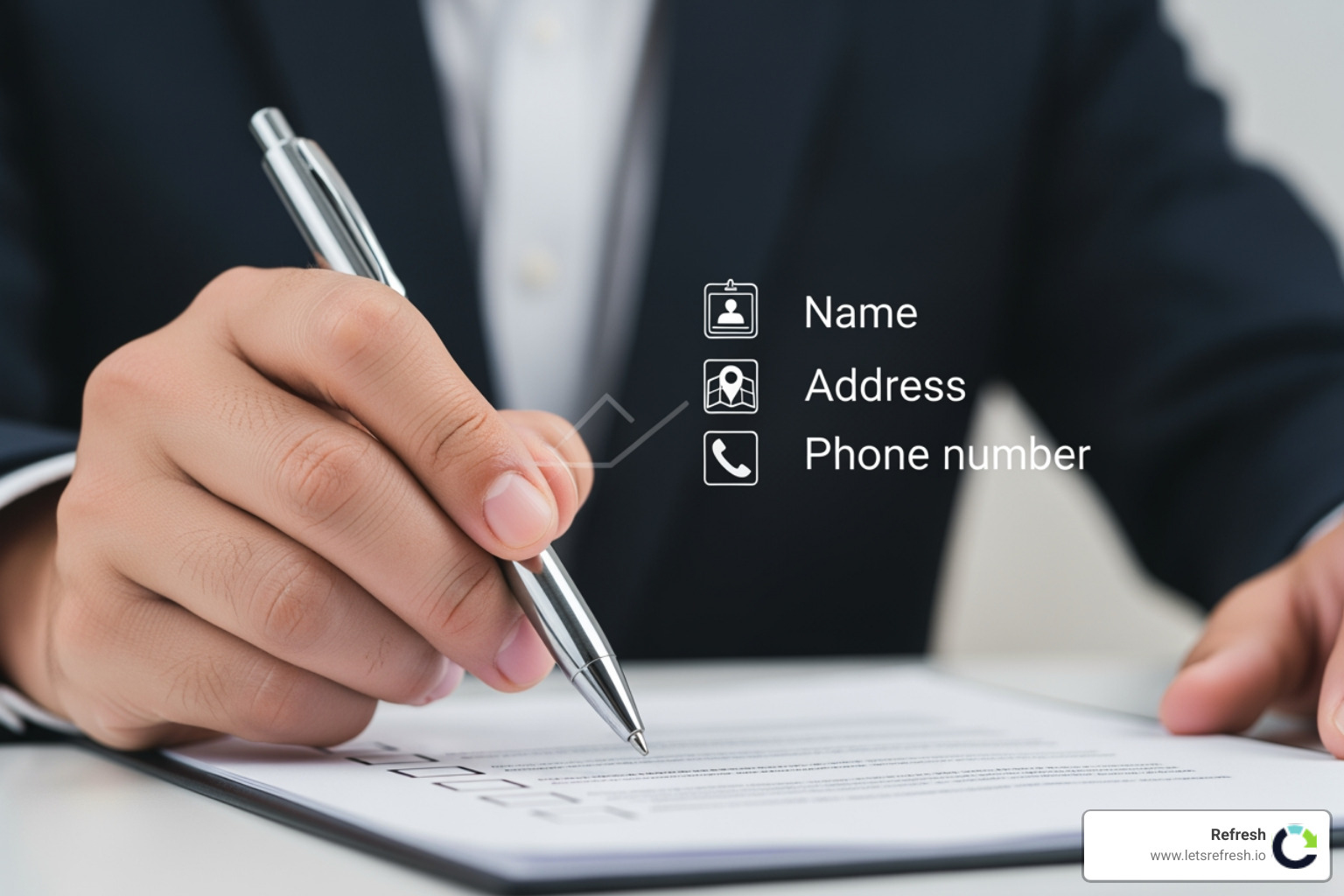 checklist of consistent NAP - local business listings