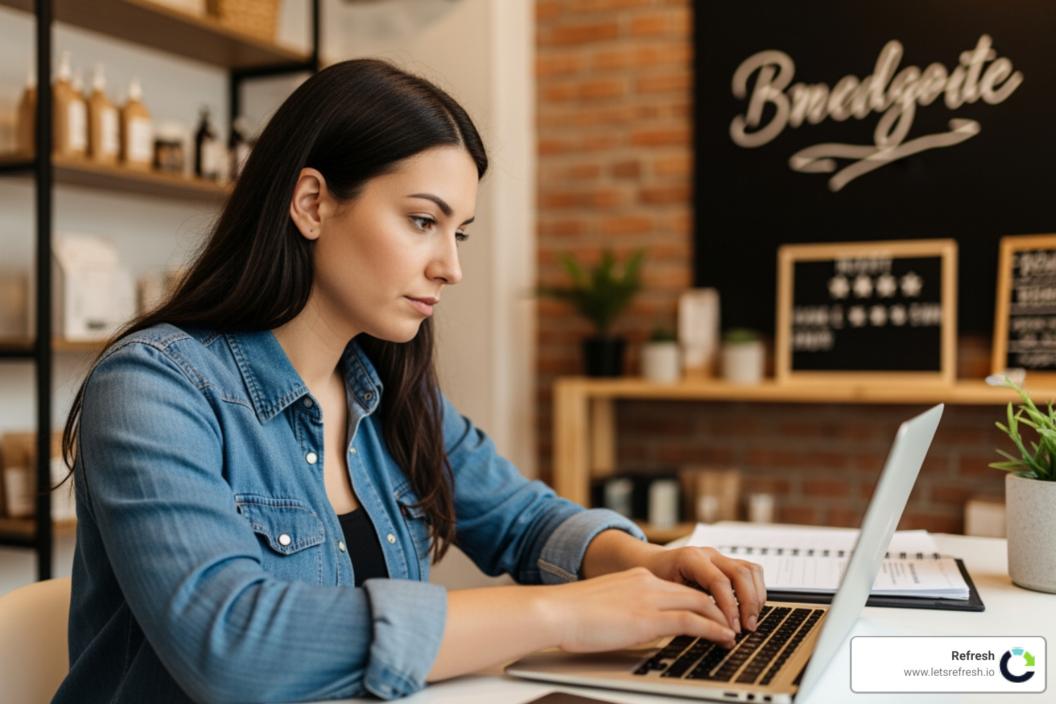 business owner responding to review - local business listings