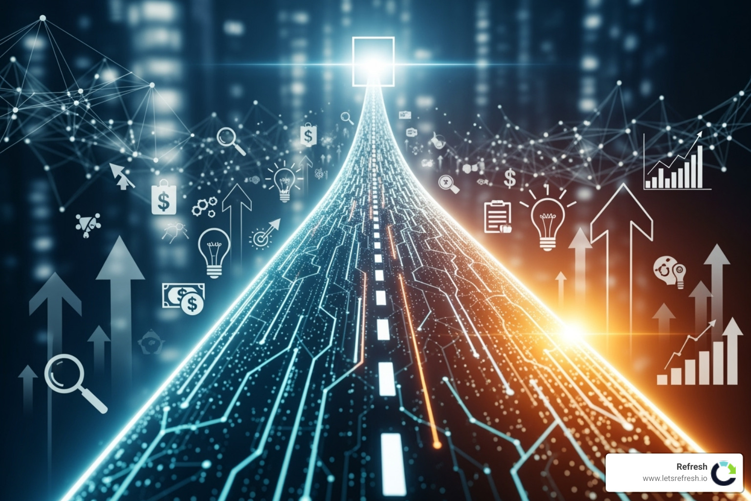 A person interacting with an AI chatbot on a laptop, demonstrating seamless and personalized customer service - Drive more leads