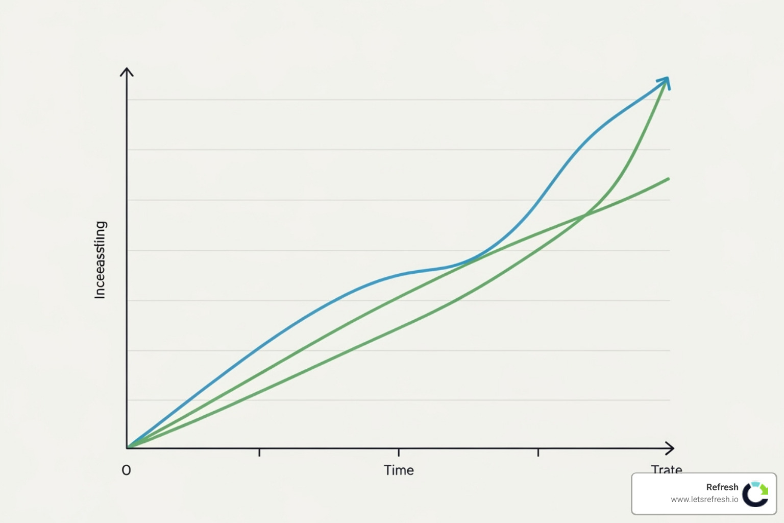 Growth chart showing increasing organic traffic and conversion rates over time - SEO Packages for Small Business