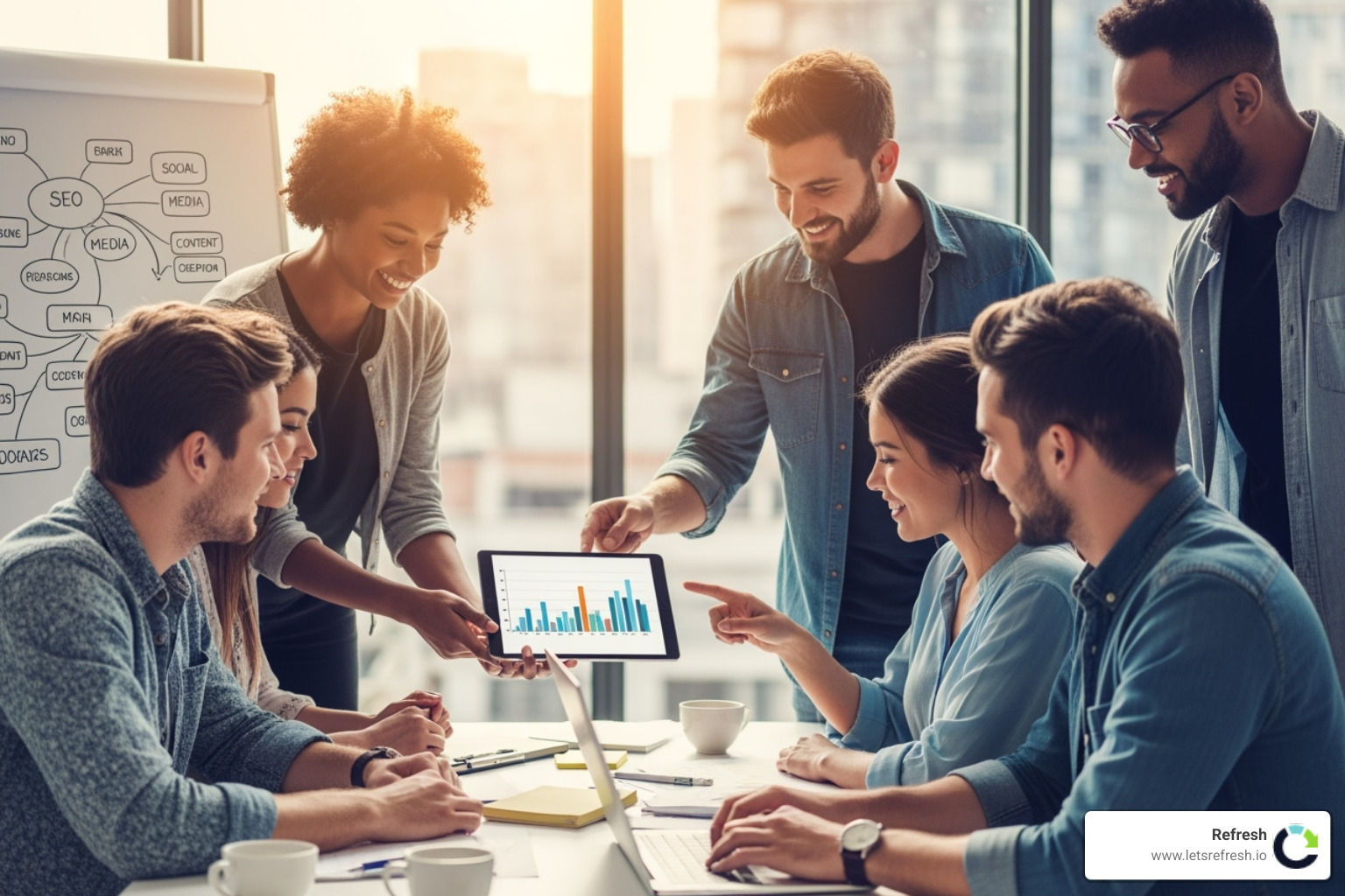 Dashboard showing different marketing channels like SEO, PPC, and Social Media - affordable digital marketing agency Dashboard showing different marketing channels like SEO, PPC, and Social Media - affordable digital marketing agency