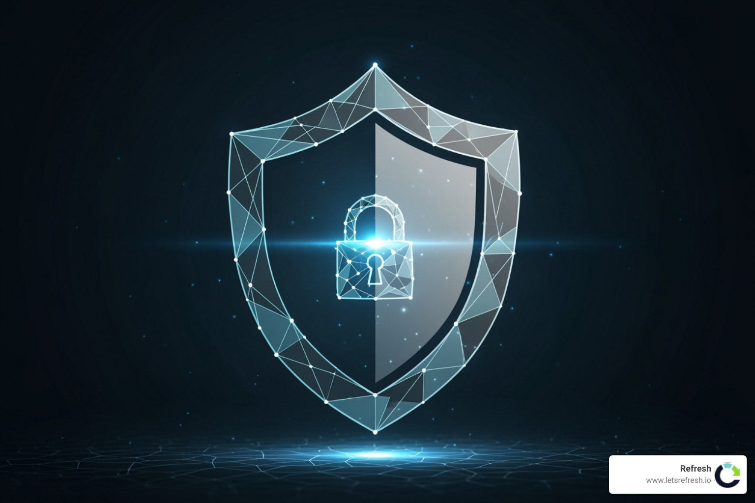 Digital shield icon representing website security - which web hosting is best for small businesses