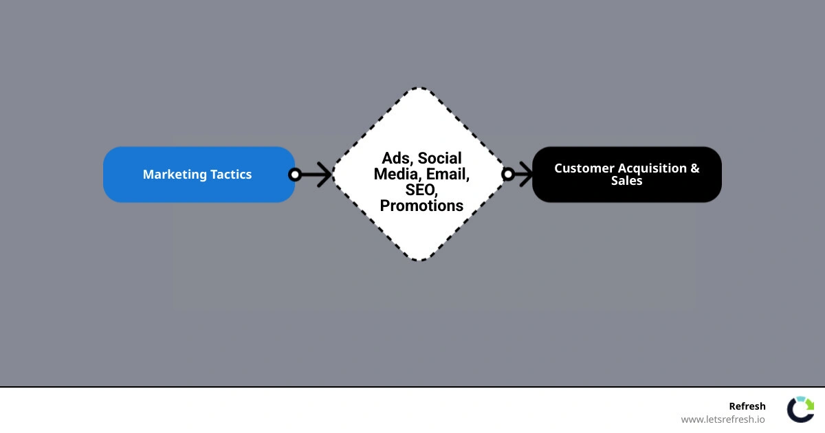Infographic showing the key differences between brand identity and marketing: Brand Identity includes logo, color palette, typography, voice, values, and customer experience; Marketing includes ads, social media campaigns, email, SEO, and promotions — with Brand Identity as the foundation that Marketing builds upon - company branding and logo design infographic flowmap_simple Infographic showing the key differences between brand identity and marketing: Brand Identity includes logo, color palette, typography, voice, values, and customer experience; Marketing includes ads, social media campaigns, email, SEO, and promotions — with Brand Identity as the foundation that Marketing builds upon - company branding and logo design infographic flowmap_simple