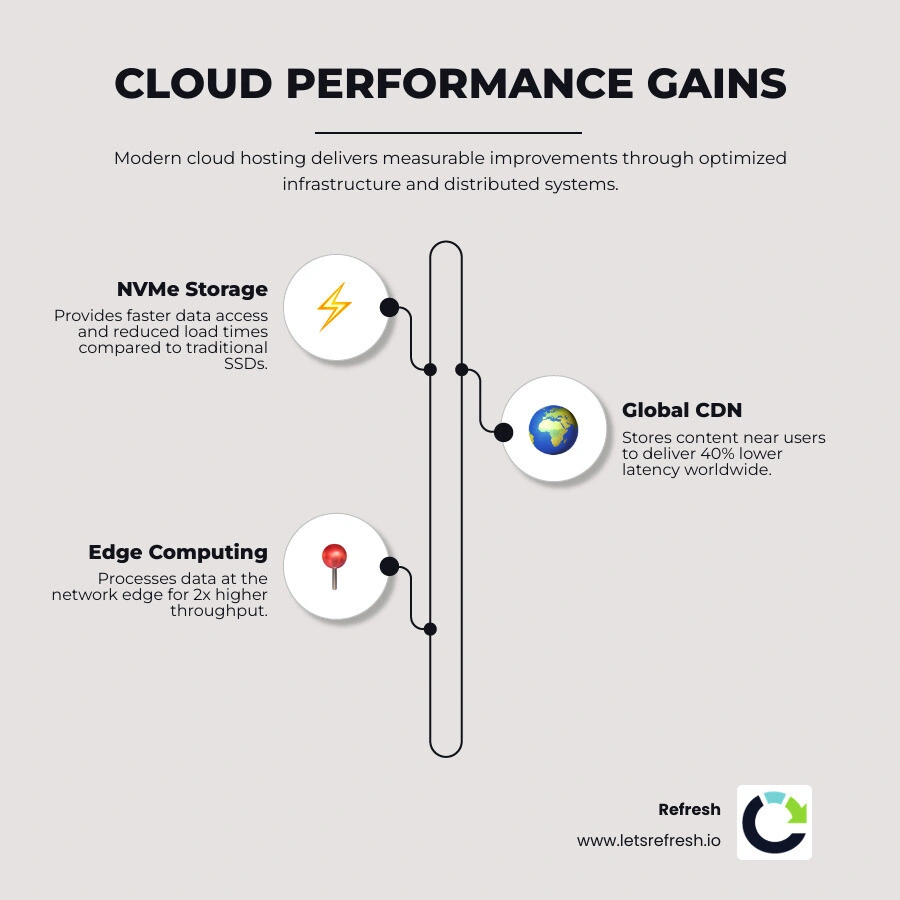 infographic showing 40% reduction in latency and 2x higher throughput for cloud applications infographic infographic showing 40% reduction in latency and 2x higher throughput for cloud applications infographic