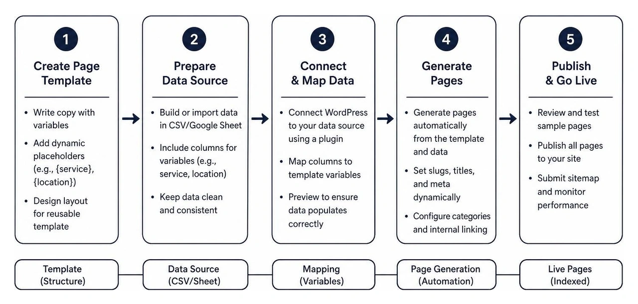 How to Build a Programmatic SEO Site with WordPress