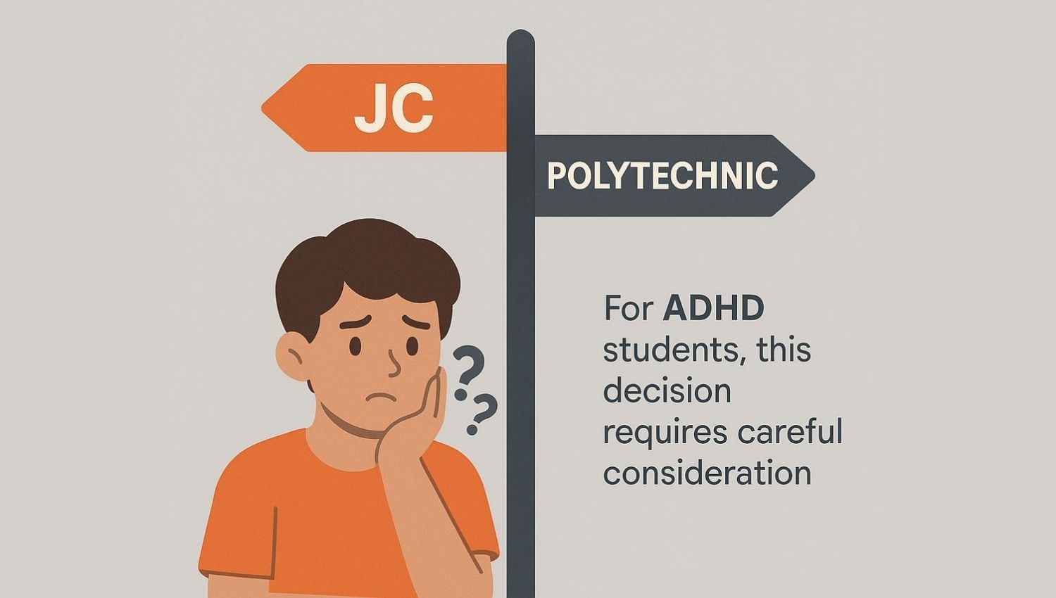 Educational Pathways: JC vs Polytechnic for ADHD Students