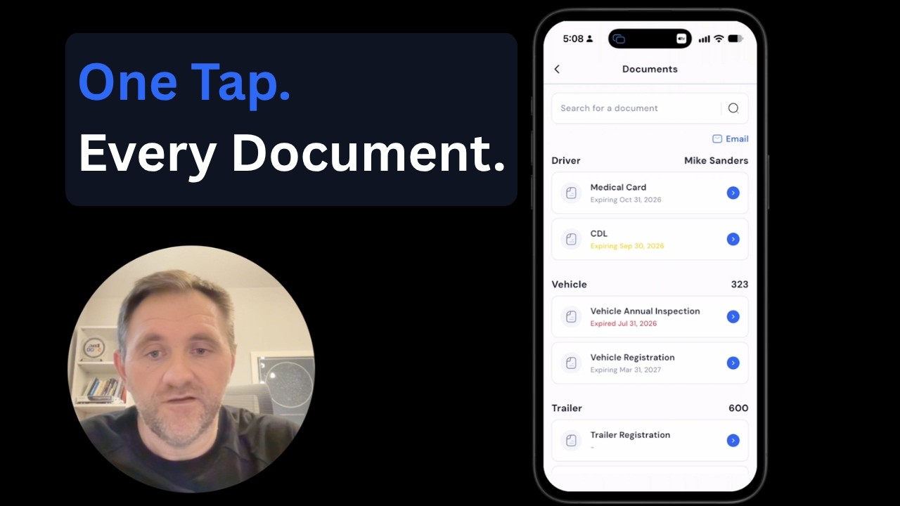 Digital Permit Book demo video: one-tap DOT inspection