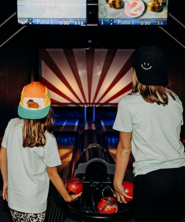 Bowling at the PLANB hotel in Chamonix, ideal for a fun activity after a day of skiing or hiking in the Alps.