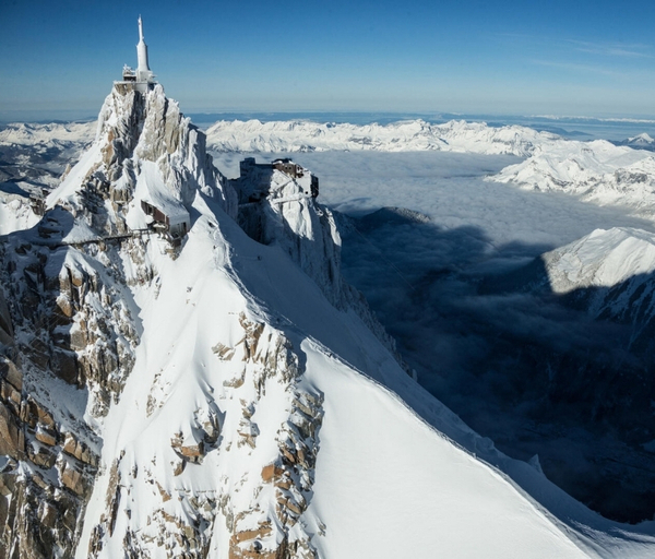 Aiguille du midi, two PLANBs in Chamonix