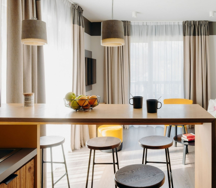 Our 1-bedroom apartment offers all the comforts you need for a successful stay in the mountains.