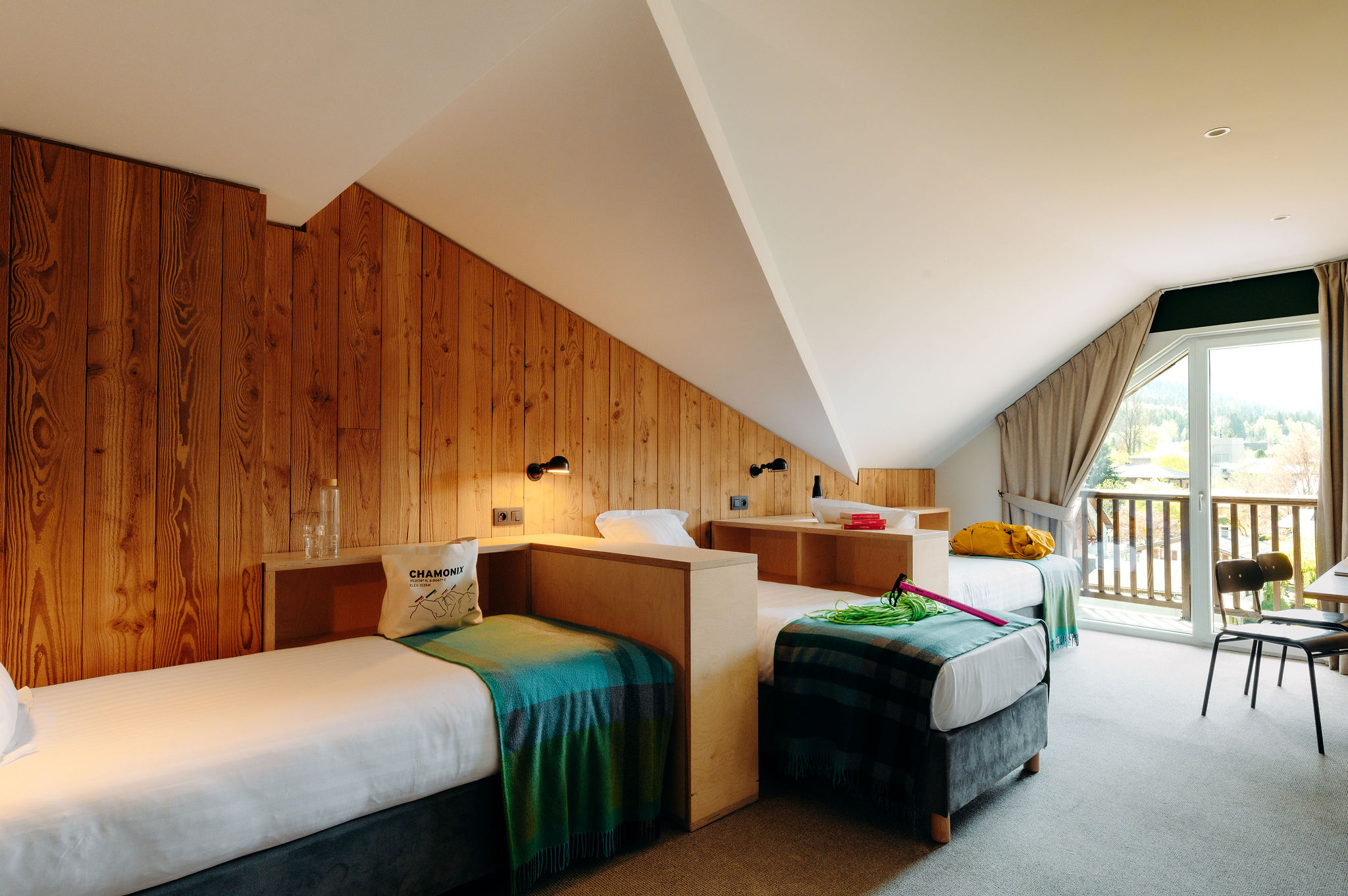 A family room in the heart of Chamonix, for a successful stay in the mountains.