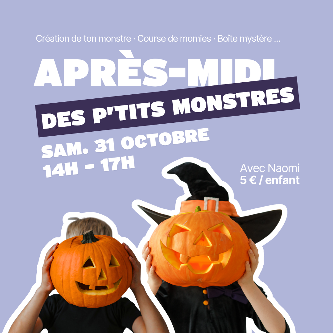 Apres midi des ptits monstres pour halloween a Chamonix