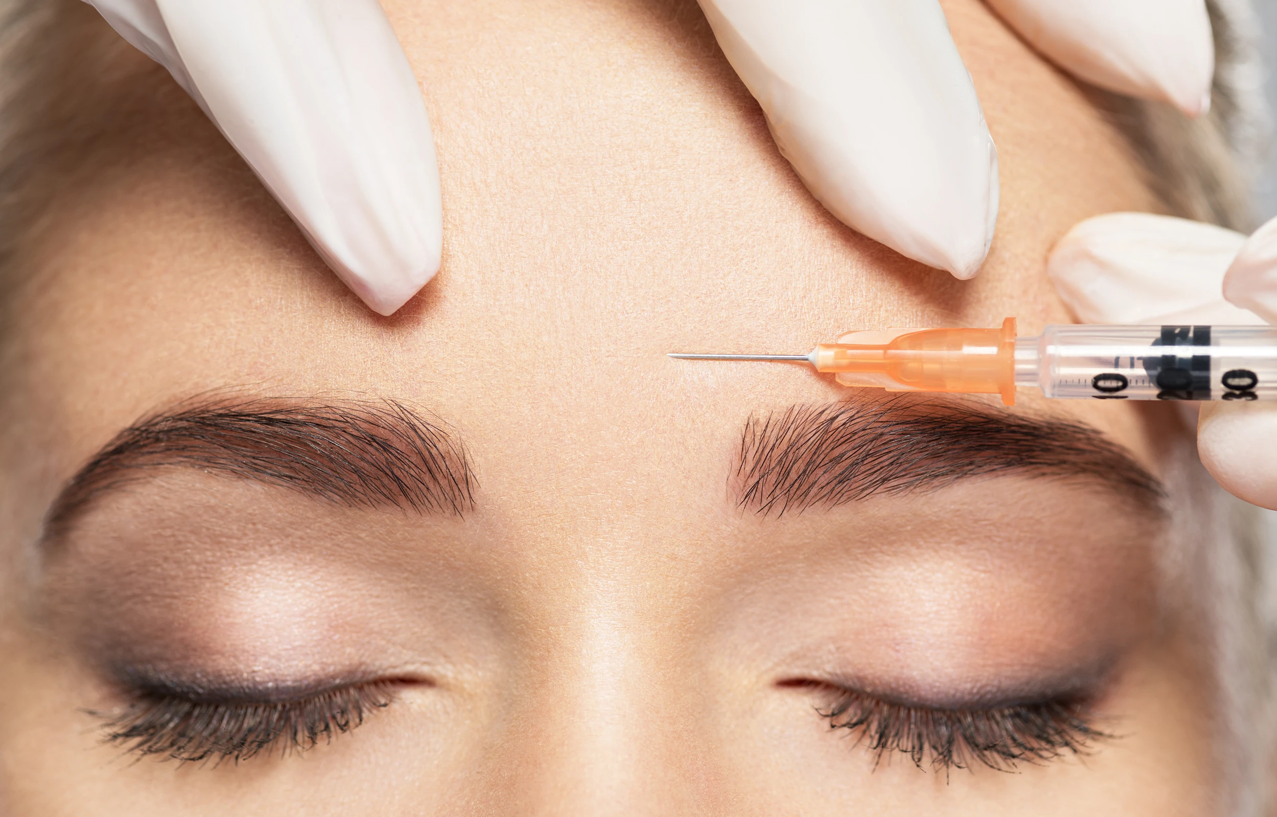 A woman getting Botox