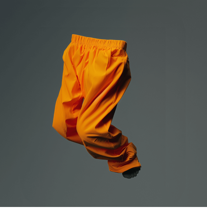 Orange trousers