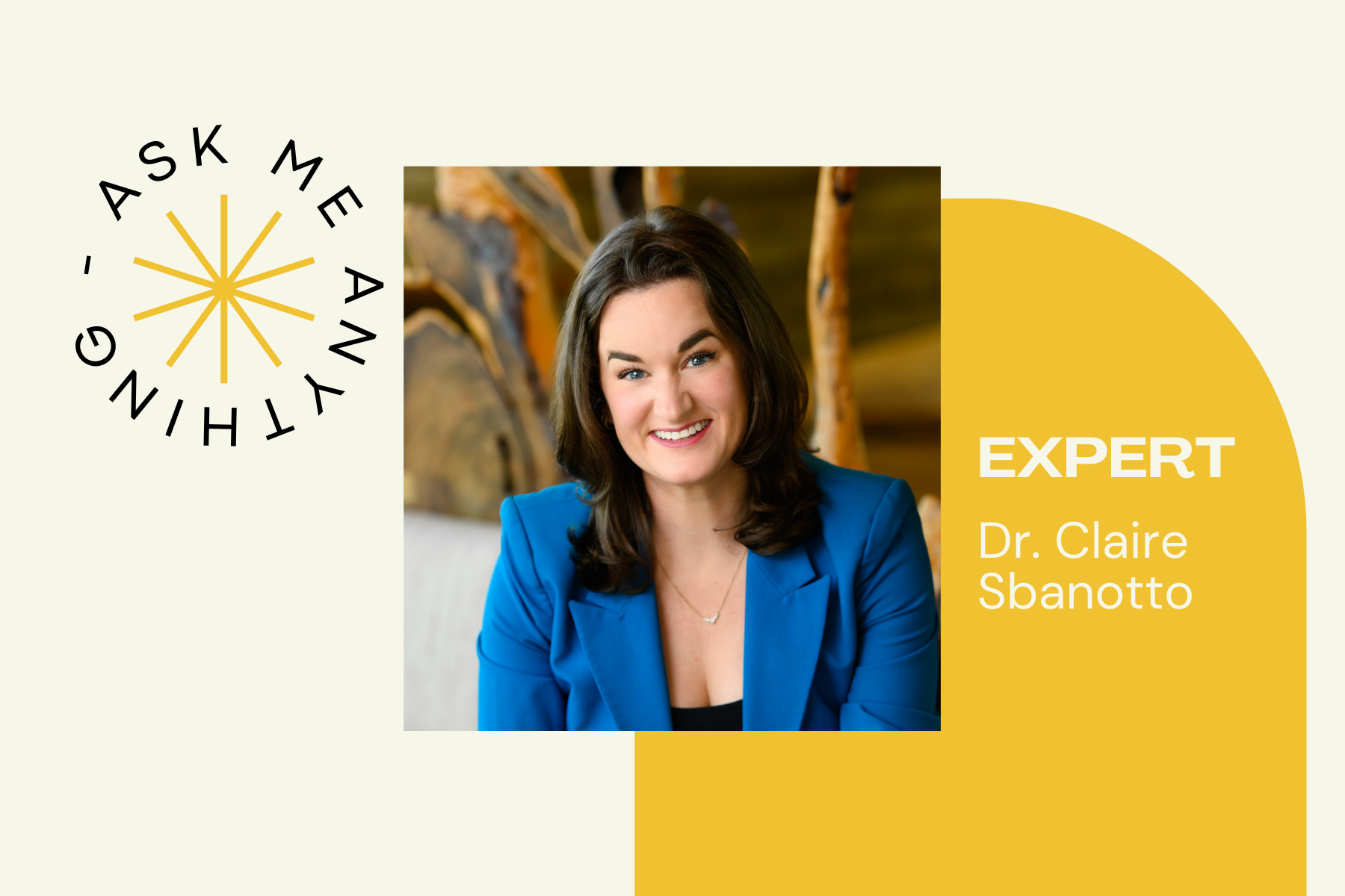 Ask Me Anything: Claire Sbanotto