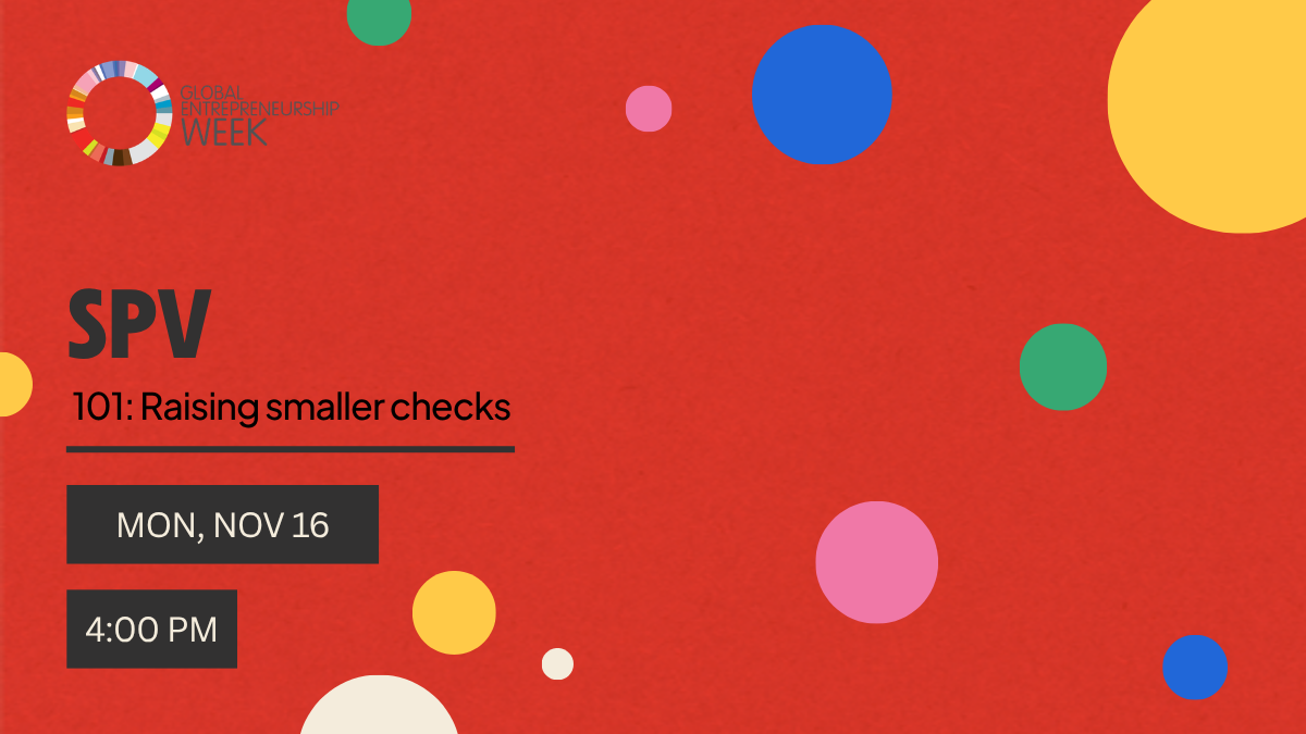 SPV 101: Raising smaller checks