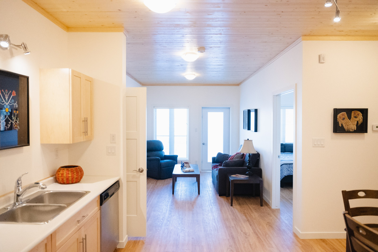 An apartment in the Round Prairie Elders' Lodge complex in Saskatoon. 