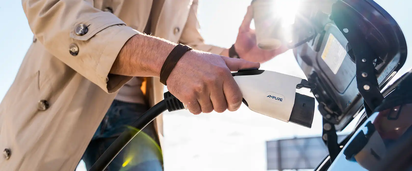 Ampure Go SAE Coupler for EV Charging anywhere, Outdoors, in Cities, Camping 