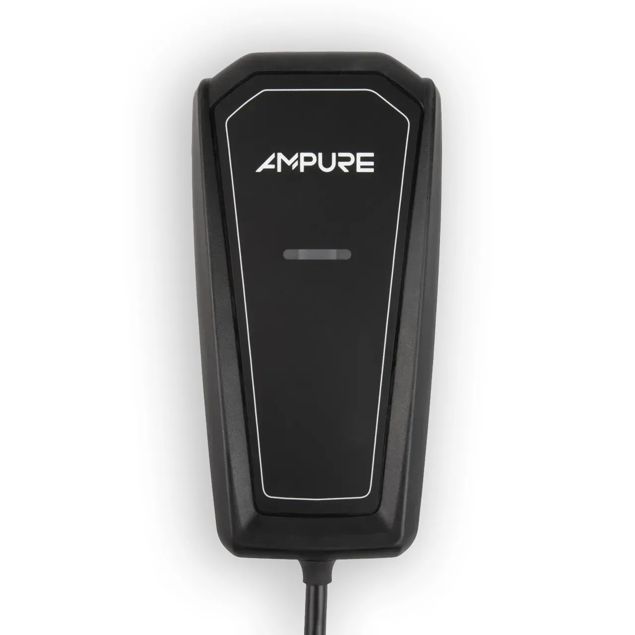 Ampure Go EV Charger, Portable Charger in Black, Profile View