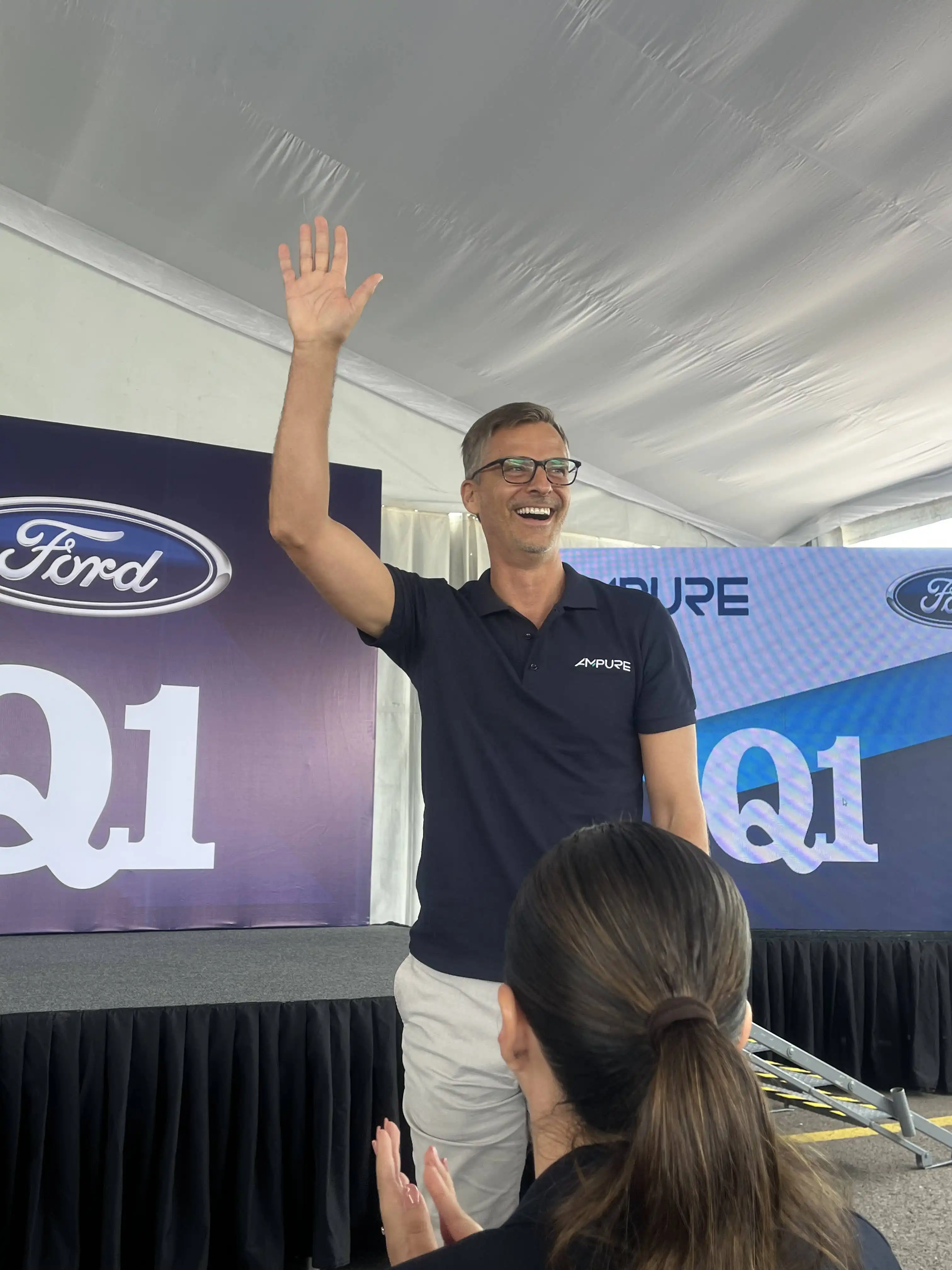 Dirk Hoffman at ford Q1 Event in Mexico