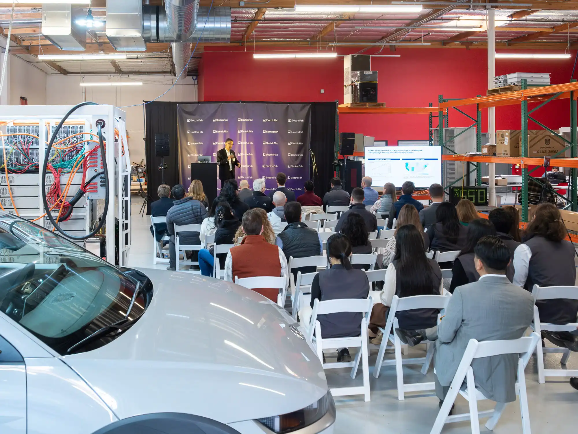 Manoj Karwa speaking at ElectricFish Event