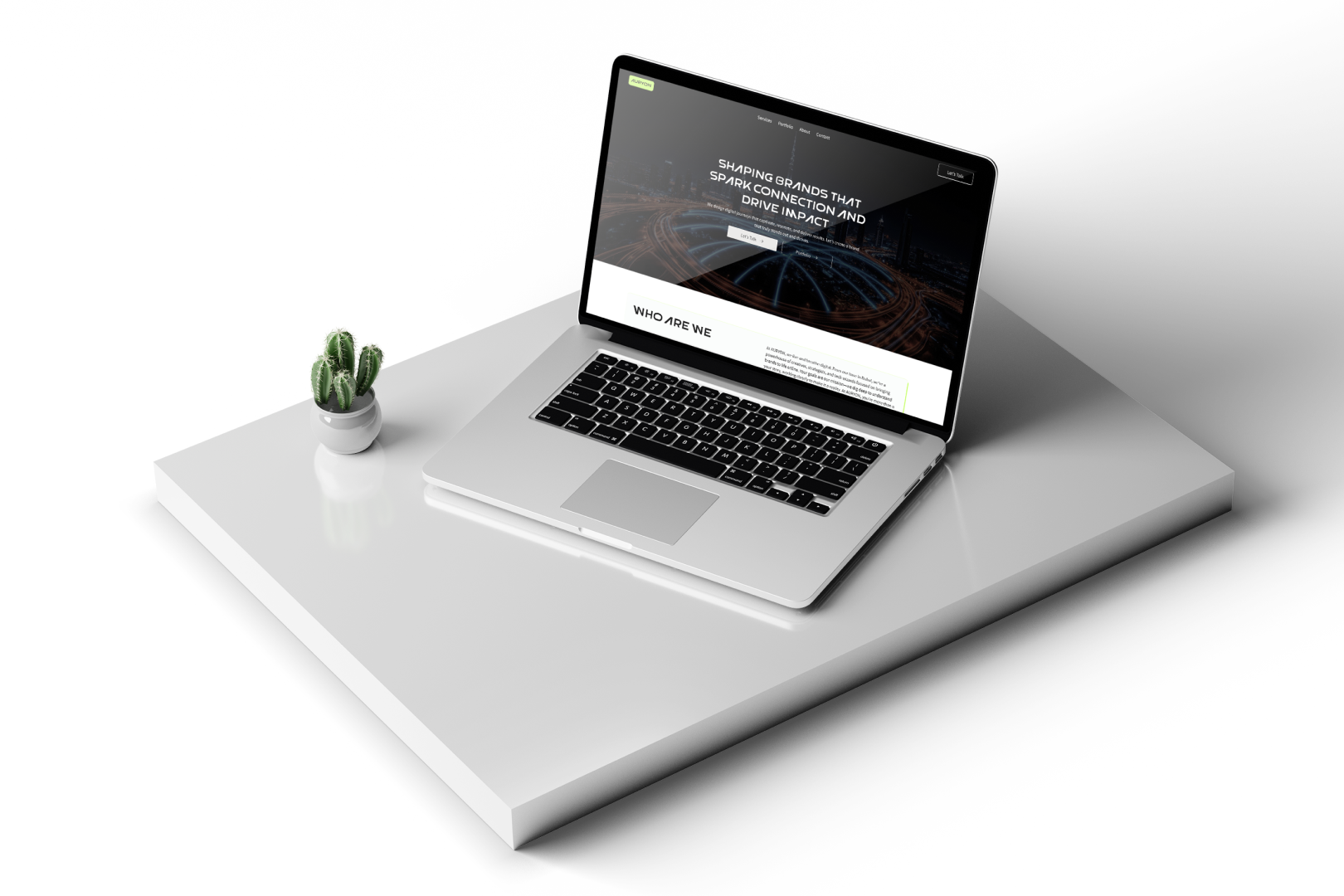 web design mockup