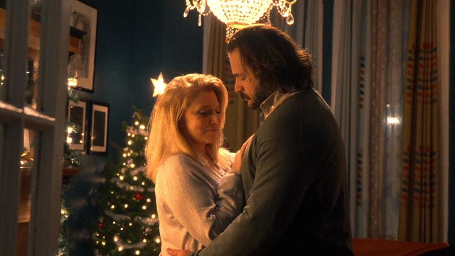 Liz Larsen and Michael Strassner in The Baltimorons