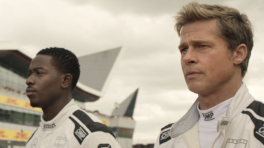 Damson Idris and Brad Pitt in F1