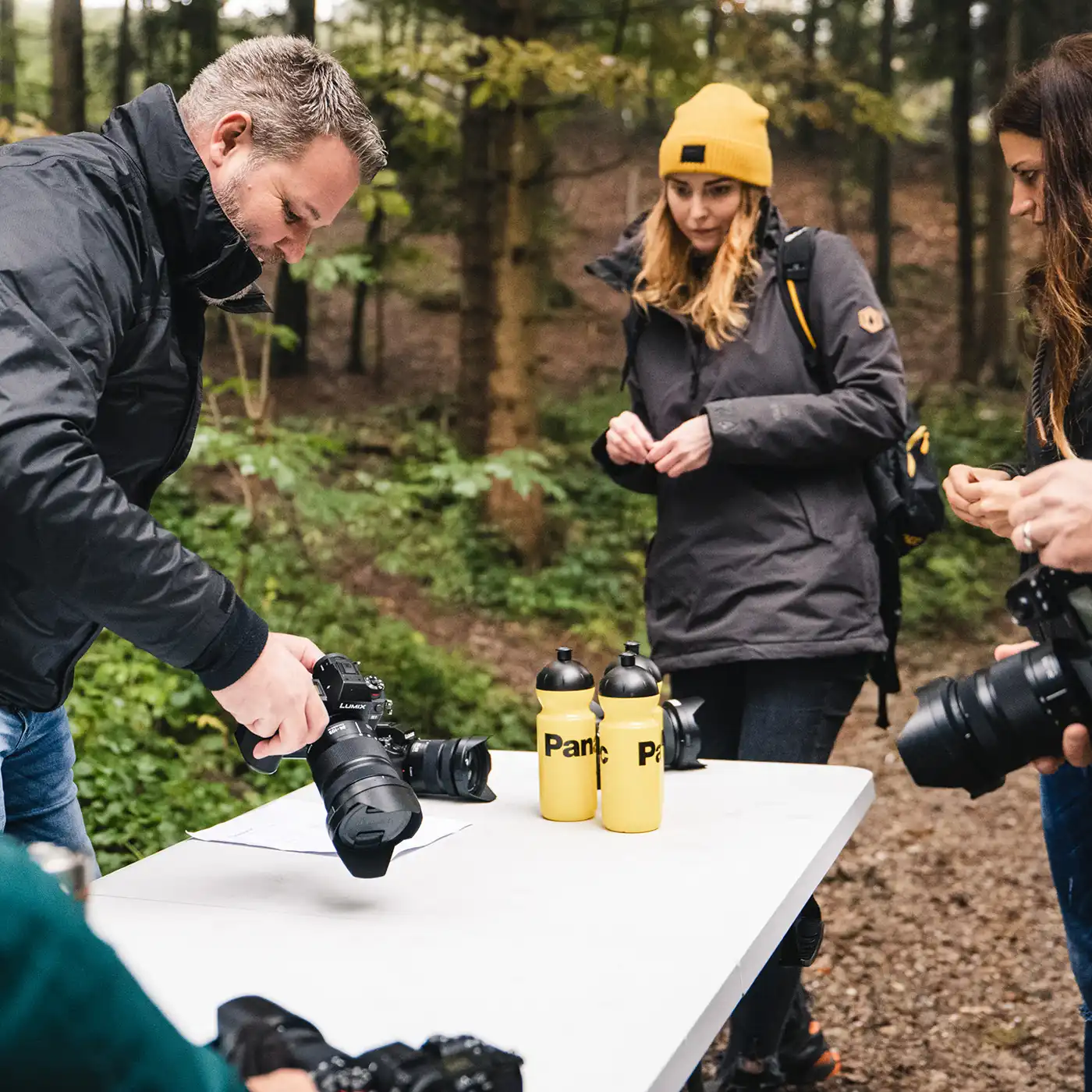 Lumix S1R II & S1 II live testen: Wald-Workshop mit Biker-Action 🚵‍♂️