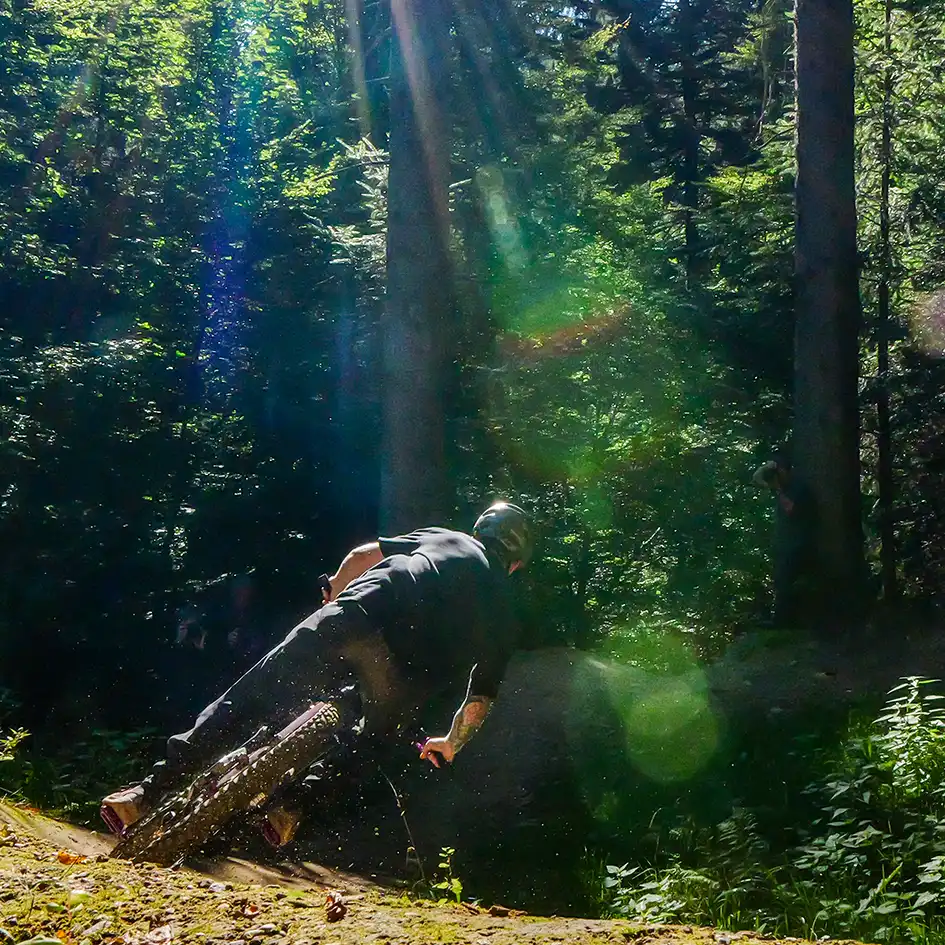 Rückblick: Panasonic Wald-Workshop mit Biker-Action – 20. September 2025, Riethüsli