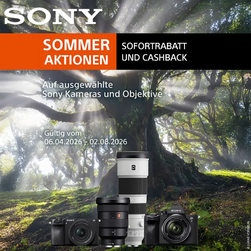 💥 Sommer-Vorteil sichern: Sony Cashback-Aktion vom 6. April bis 2. August 2026! ☀️