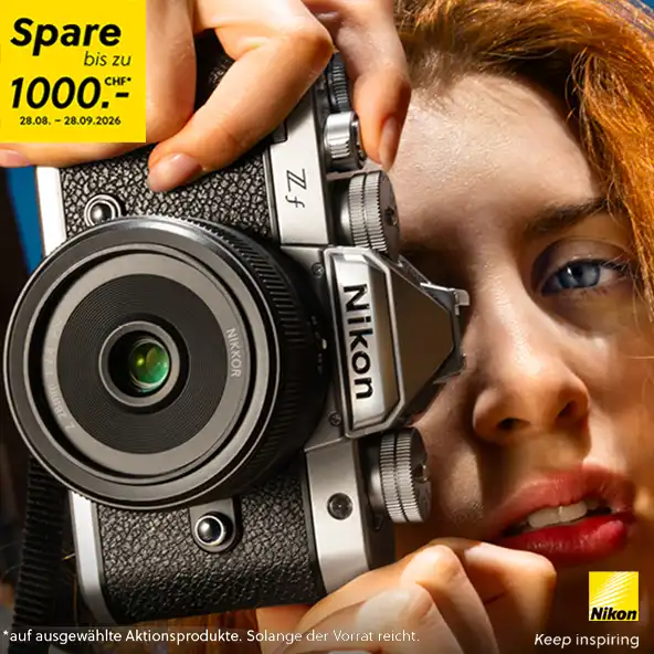 Exklusive Nikon Herbst-Promotion 2026: Bis zu 1'000 CHF Sofort-Rabatt!