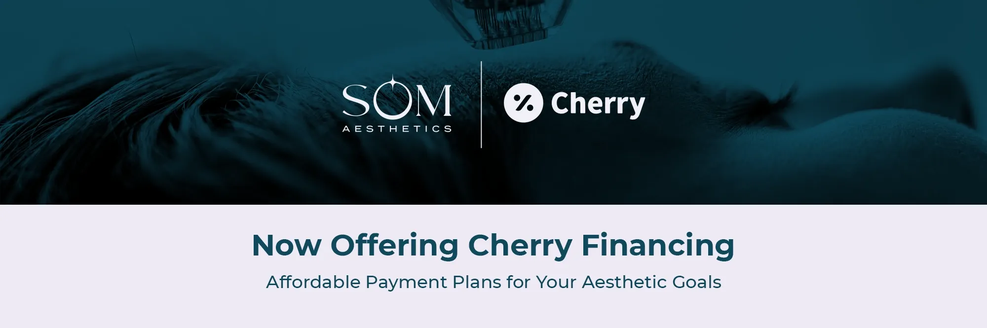 Cherry financing & SOM partnership graphic