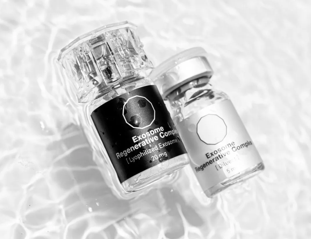 2 Vials of exosome regenerative complex for sale at our office in San Diego
