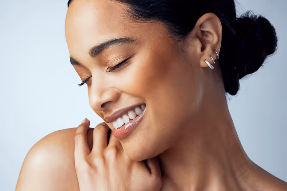 Patient after receiving cosmetic treatments in San Diego