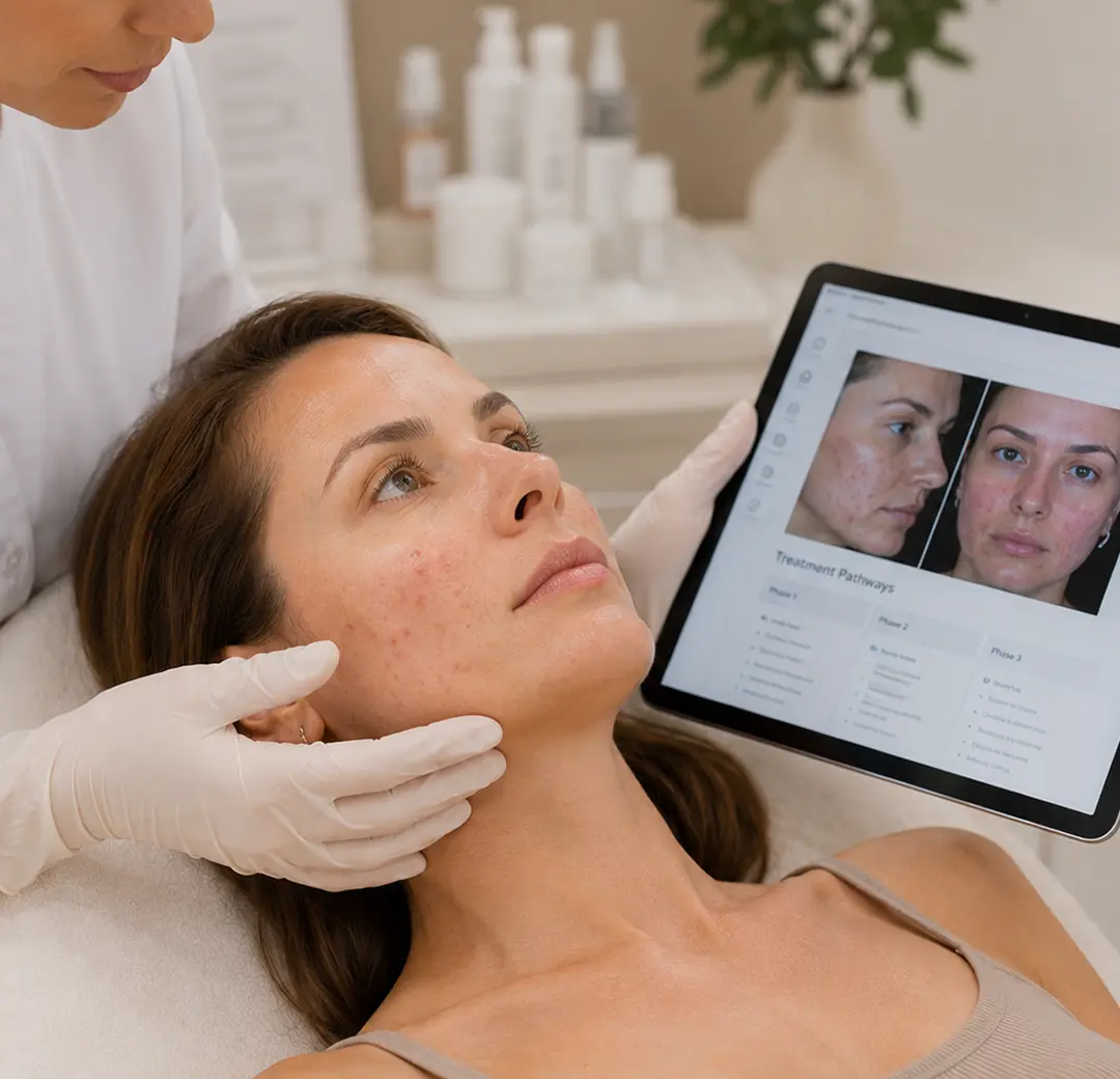 Acne and skin condition treatment planning at SOM Aesthetics