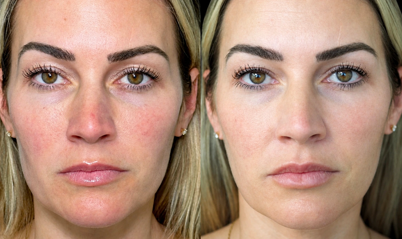 Sculptra and skin quality treatment plan result, view 1