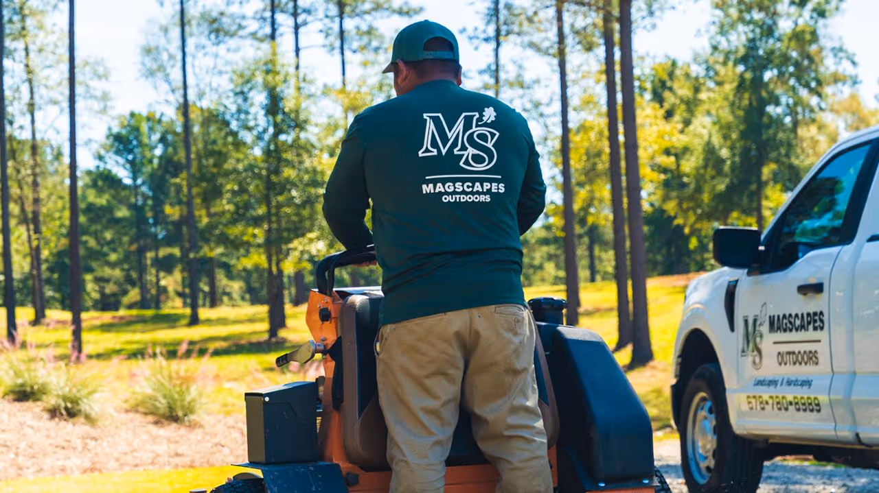 Lawn Mowing Maintenance for your lawn's best appearance by Magscapes Outdoors.