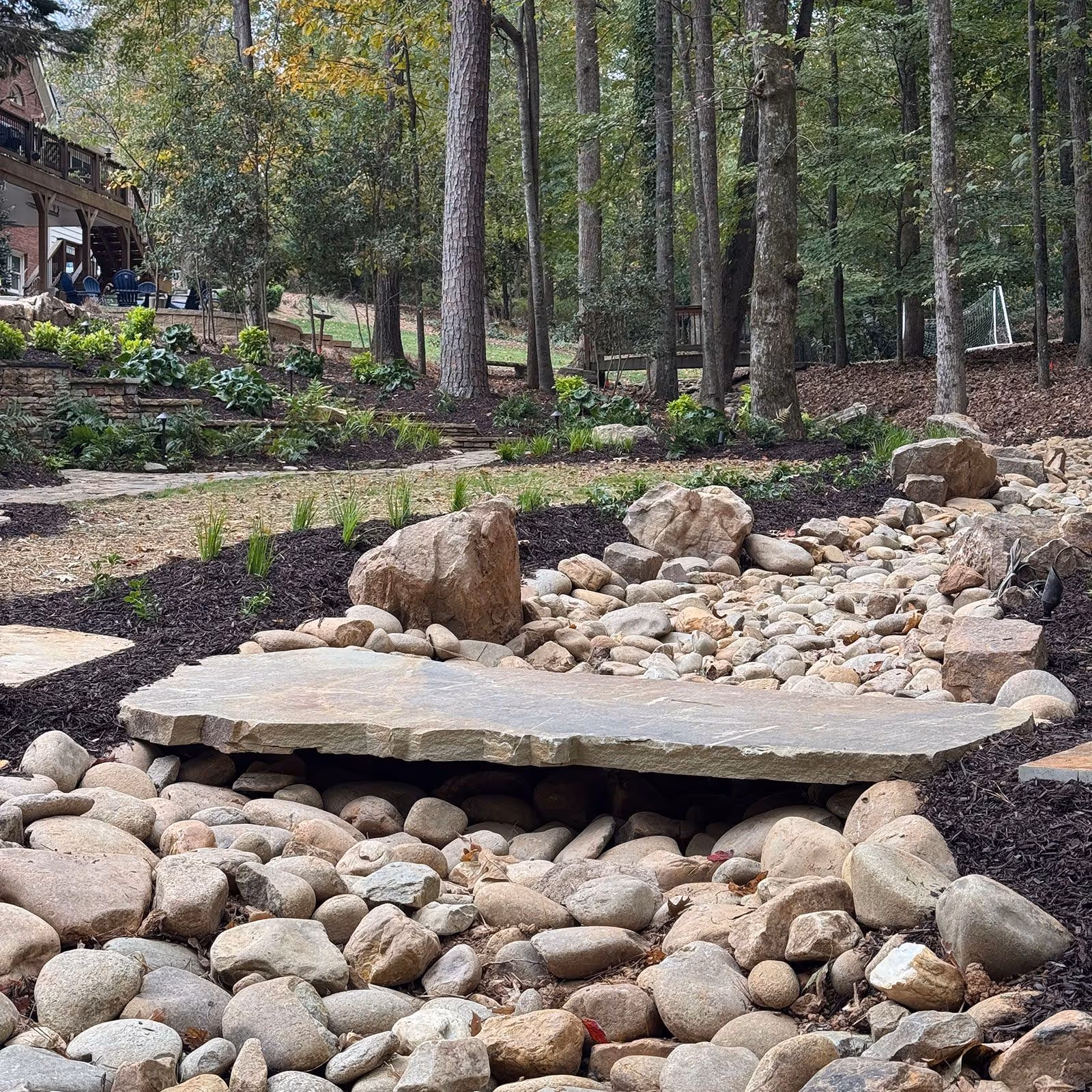 High-quality landscape and hardscape installation in Athens, GA by Magscapes Outdoors