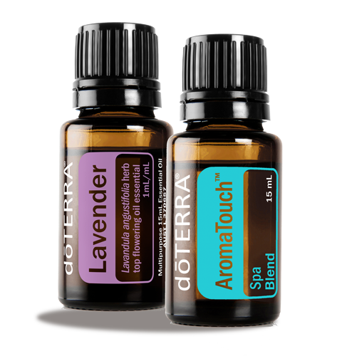 Zwei doterra Ölfläschchen