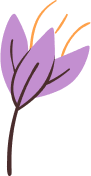 Purple flower icon