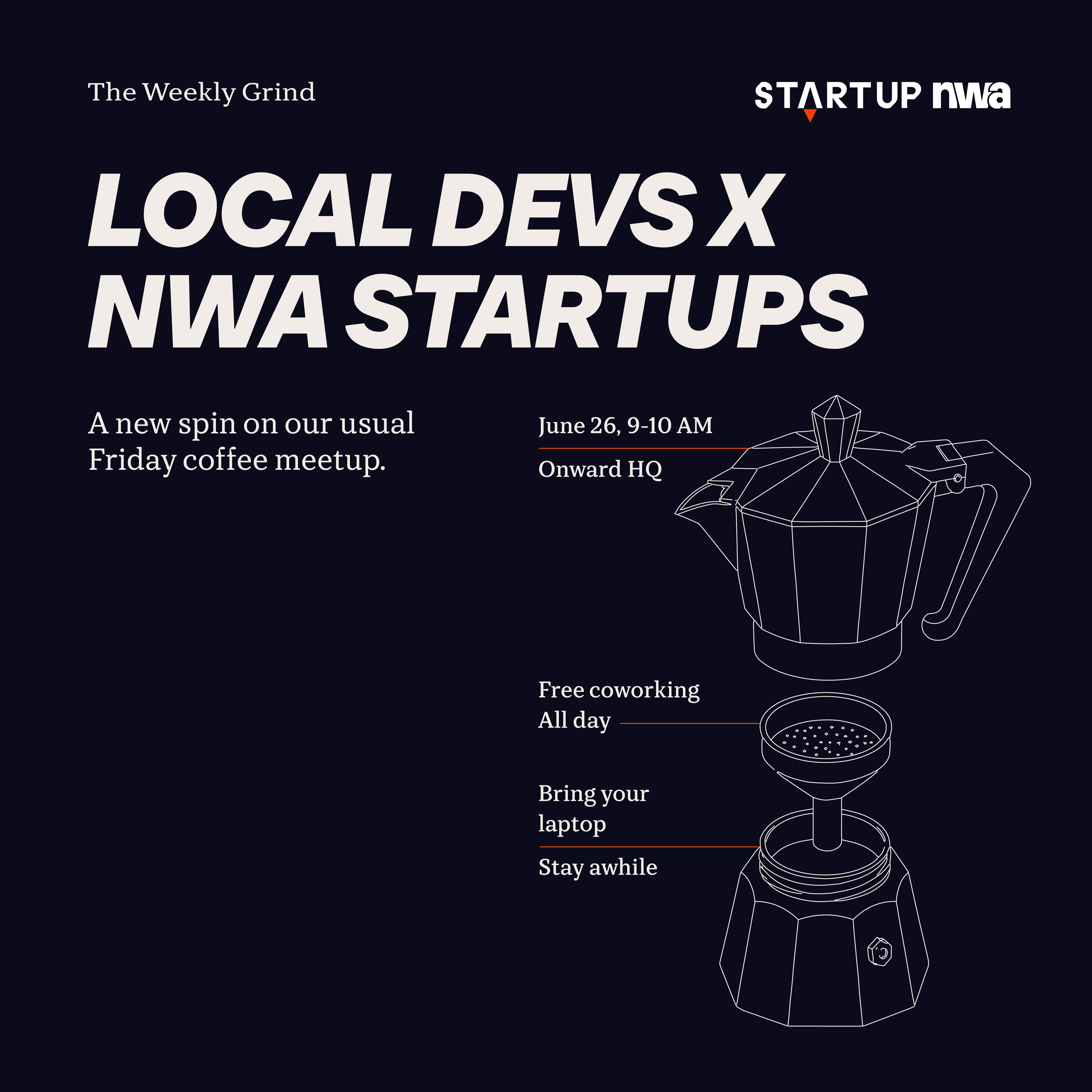 The Weekly Grind: Local Devs x NWA Startups