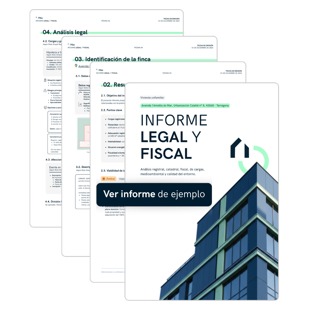 Ejemplo de Informe legal y fiscal