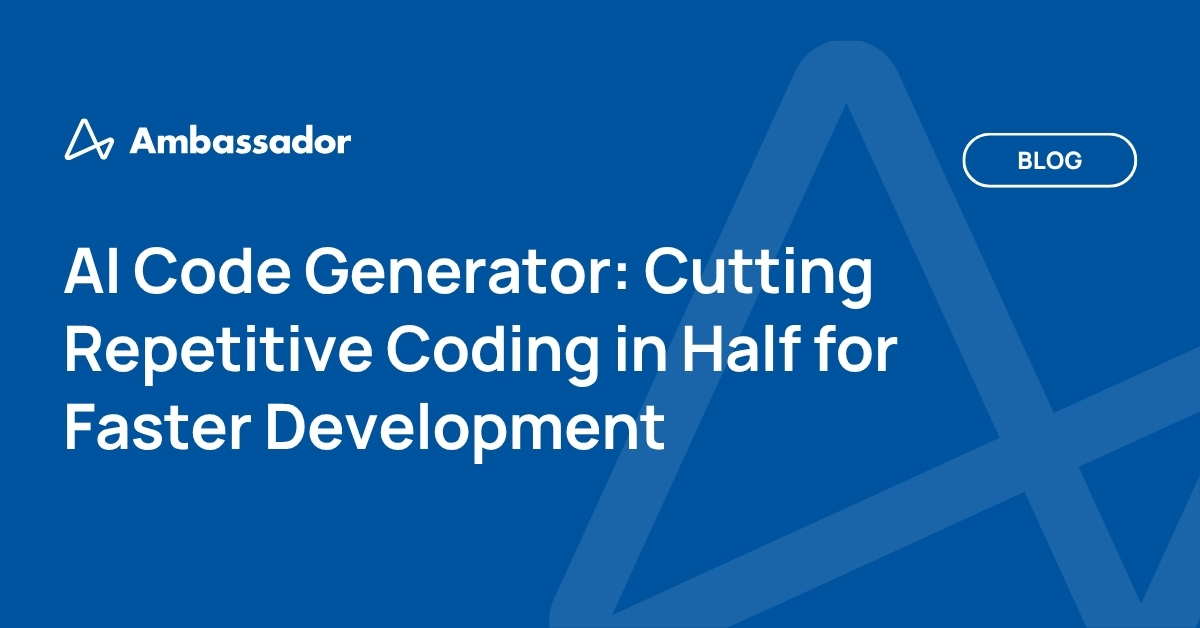 AI Code Generator: Cutting Repetitive Coding in Half for Faster Development