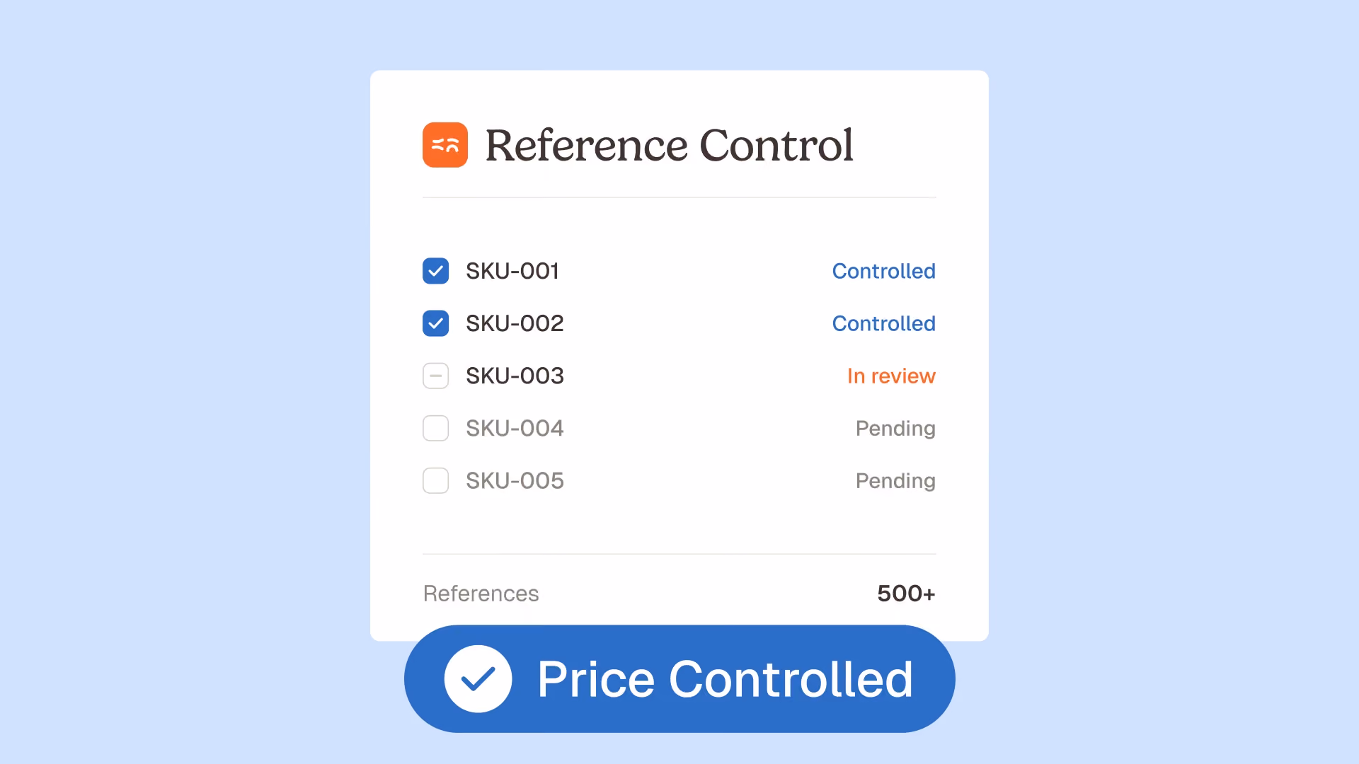 retail invoice control