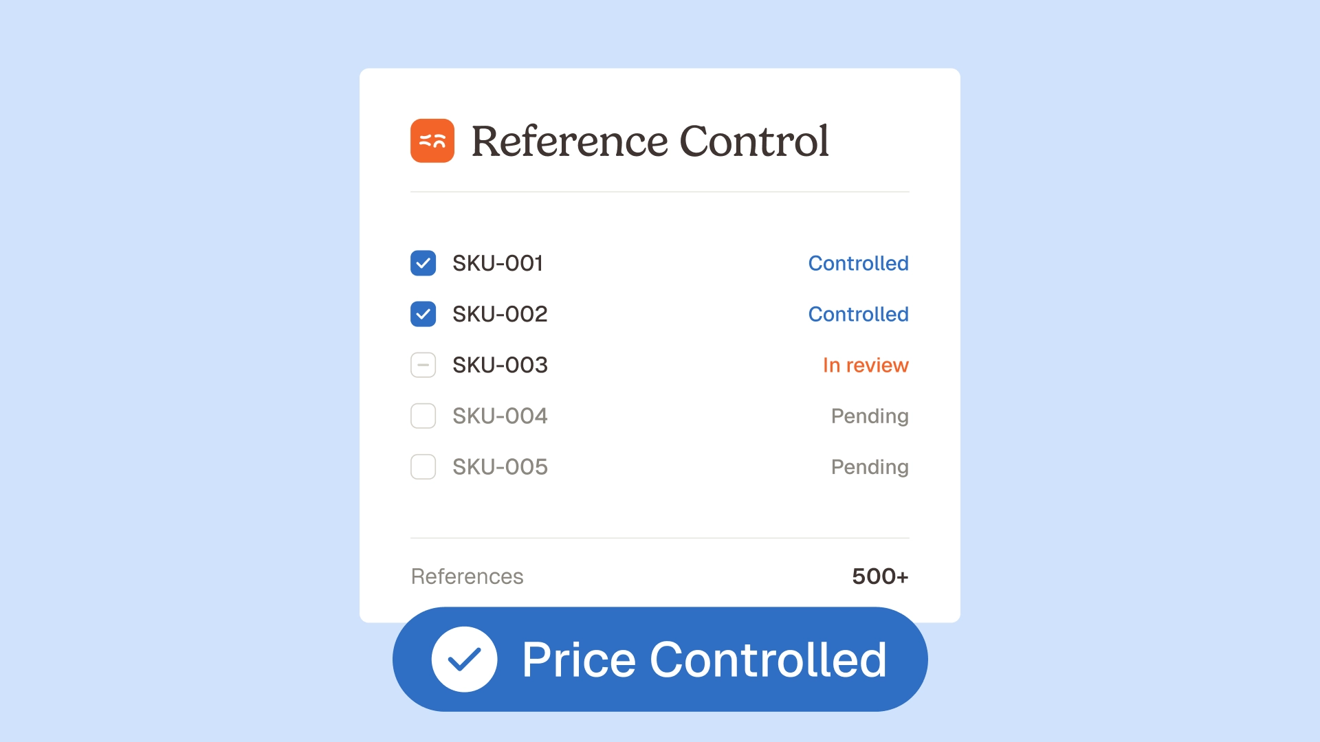 retail invoice control