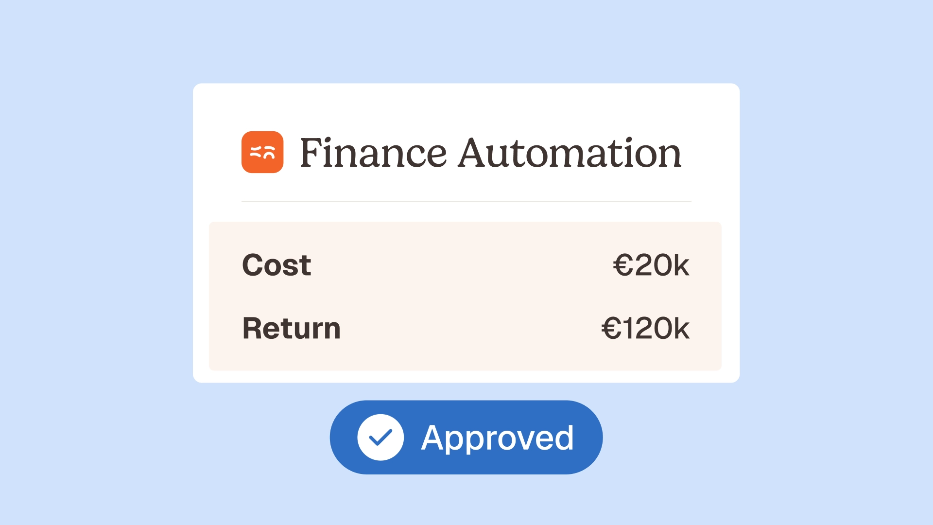 finance automation business case