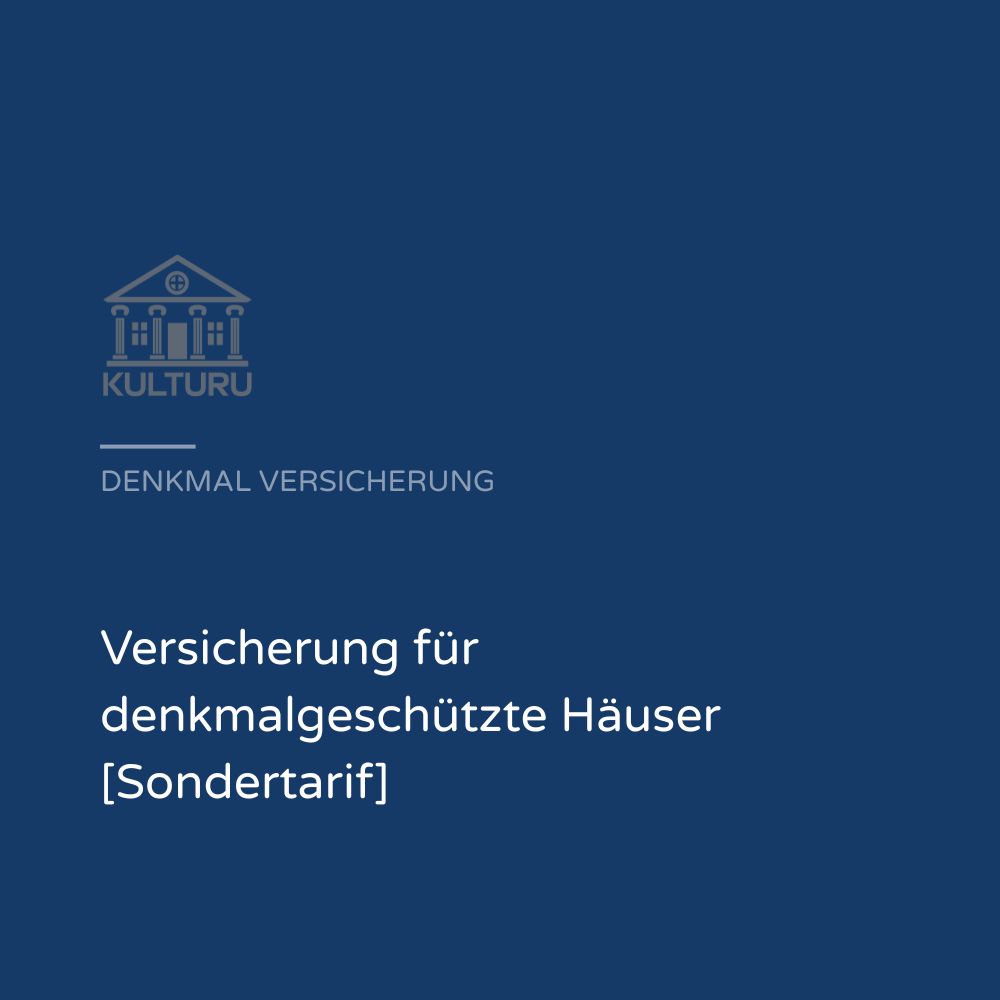 Versicherung für denkmalgeschützte Häuser – Sondertarif für historische Gebäude